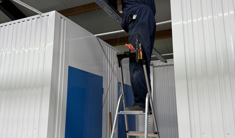 Opslag boxen bijna klaar voor verhuur